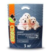 BISKO «ЮНИОР» корм для щенков средних и крупных пород с говядиной