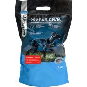 Живая Сила Спорт. Марафон с Телятиной корм для взрослоых собак. Мелкая гранула.