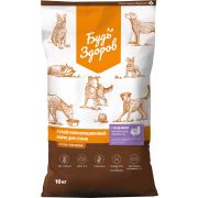 Будь здоров корм для пожилых, кастрированных, склонных к полноте собак. С индейкой. Крупная гранула.