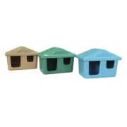 Домик д/грызунов« ДАРЭЛЛ» Zoo-M  Zoo-M малый 11см*8см*7см Бирюзовый 3213бирюз