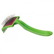 Пуходерка «ЗООНИК» средняя с каплей с пластмас. ручкой 07233